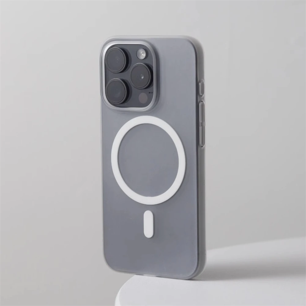 Ultra Thin Magnetic Translucent Matte Case with Magsafe - 1.0 MM Slim Hard Cover