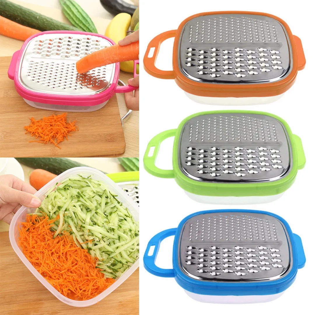 Description Picture 3 of item3-in-1 Plastic Manual Vegetable Chopper Slicer Cheese Carrot Shredder Potato Grater French Fry Cutter Kitchen Fruit Accessories