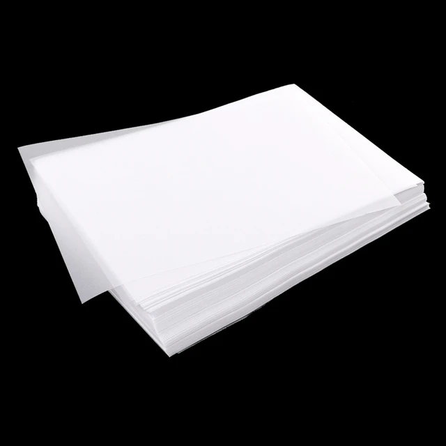 100pcs Vellum Paper Tracing Paper Artists Trace Paper White