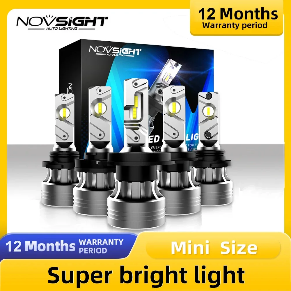 Novsight N55 H7 LED Headlight For Car H4 LED H1 H11 9005 9006 HB3 HB4 90W 18000LM 6500K 12V Auto Headlamp Fog Light Bulbs led car lights led lights led bulbs led headlights led car headlights car headlamps hid headlight bulbs