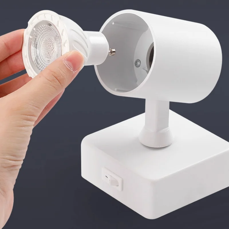 Mordern Led Wall Lamp Rocker Arm Home Wall Light Black Fixture Adjustable Angle Wall sconce Bedroom Bedside Reading Light