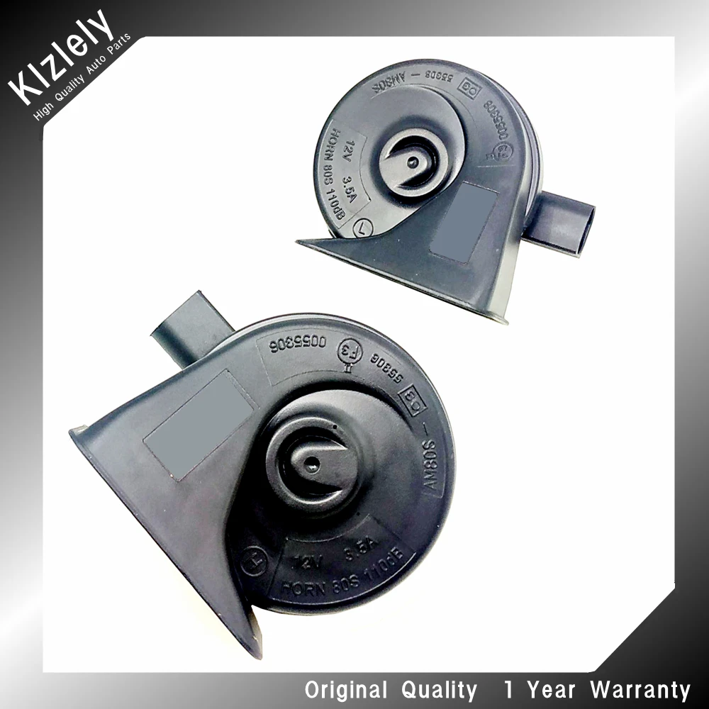 Snail Type Horn 12V 410/510Hz Loud Twin Tone Waterproof For VW POLO GOLF 5 TIGUAN PASSAT B6 B7 B8 110-125Db Car Horns car siren horn,car air horn,air horn,waterproof horn,midrange horn
