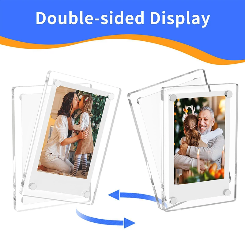 Description Picture 5 of itemMagnetic Photo Frame 1 Set For Fujifilm Instax Mini 11 8 9 25 50 7 Film Camera Accessories Acrylic Fridge Picture Magnets