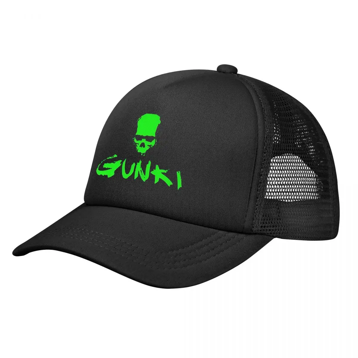 Gunki Fishing Mesh Baseball Cap Adult Hip-Hop Sun Caps Hat Adjustable Polyester Trucker Cap baseball cap,baseball caps,baseball hats,trucker hat