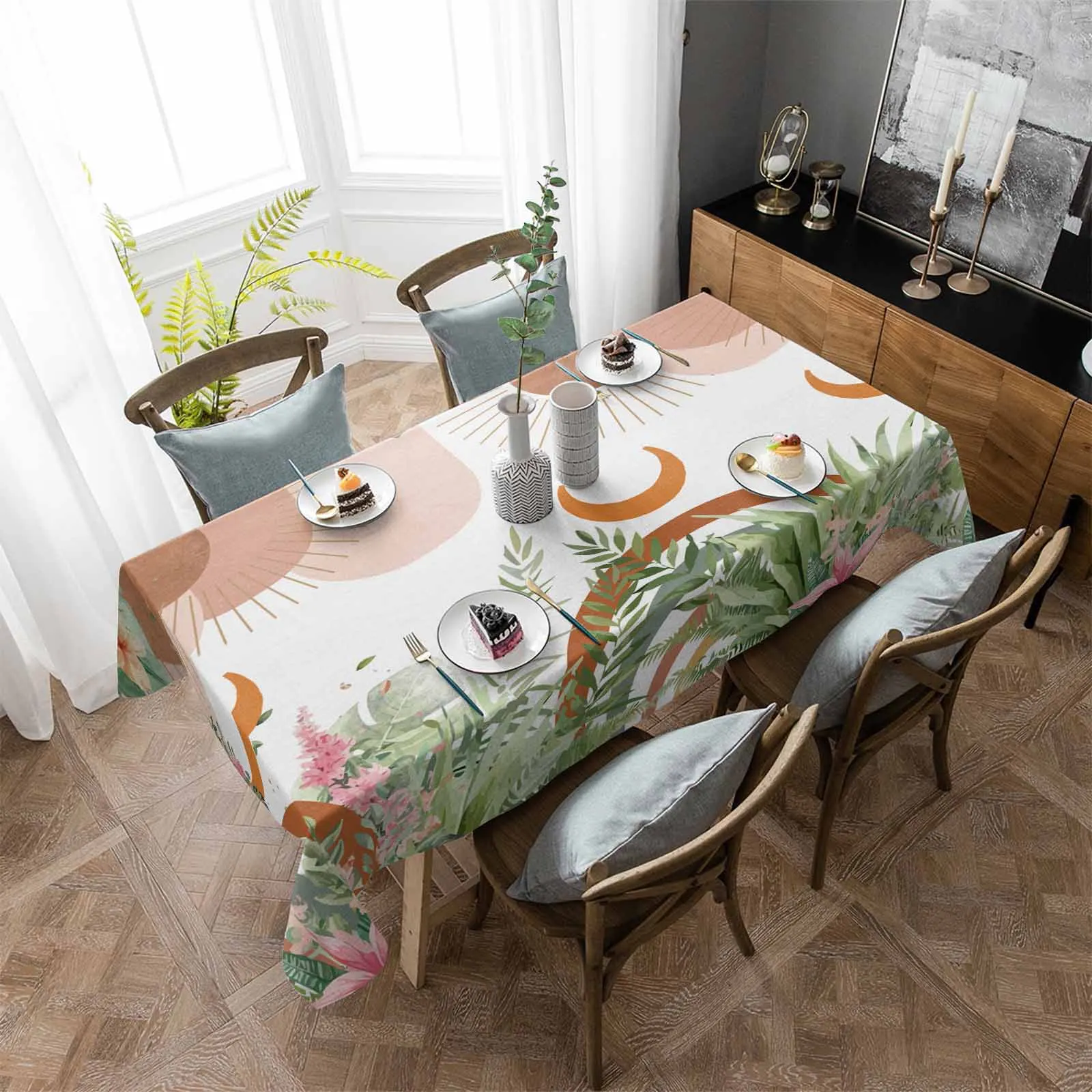 

Настенная Водонепроницаемая скатерть в виде абстрактных листьев