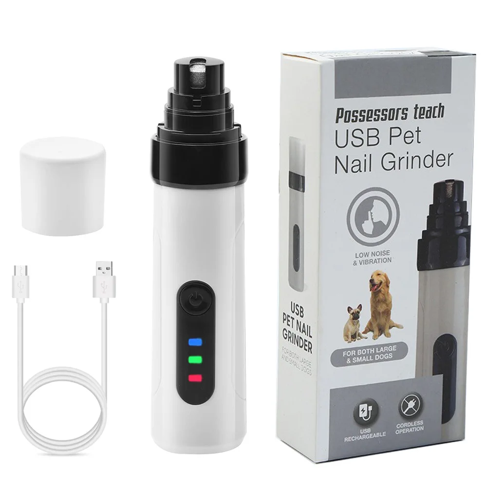 Pet Nail Grinder 2 Gear Electric Manicure for Cats and Dogs Grinding Nail Clippers Fully Automatic Nail Clippers