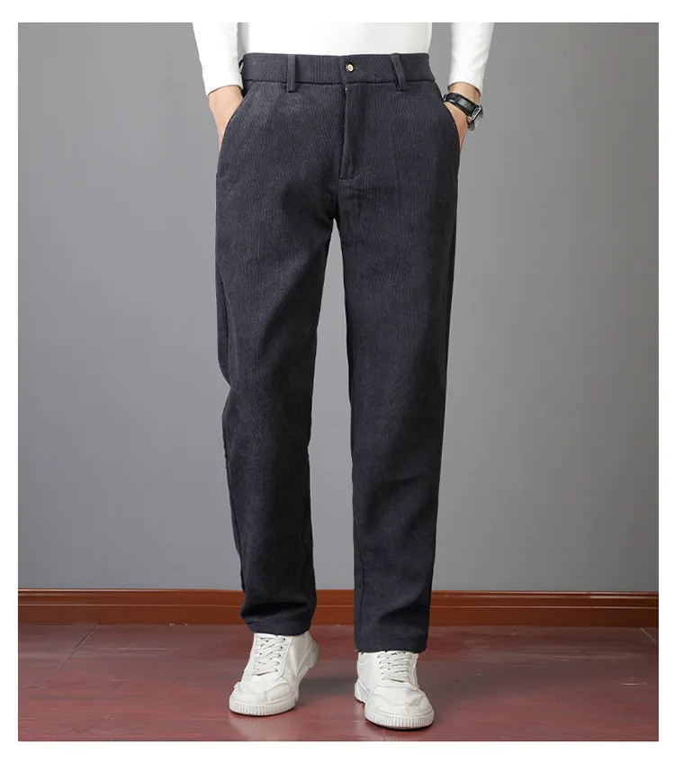 Pantalone 5 Tasche In Twill Elasticizzato Foderato - Foto 4