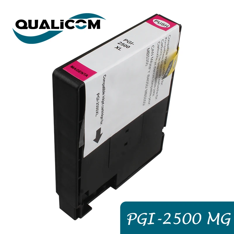 Supply Guy 5 Cartuchos De Tinta Con Viruta Compatible Con Canon PGI-2500XL Cian Para Canon Maxify IB4000 IB4050 IB4100 IB4150 MB5000 MB5050 MB5100 MB5150 MB5155 MB5300 MB5350 MB5400 MB5450 MB5455