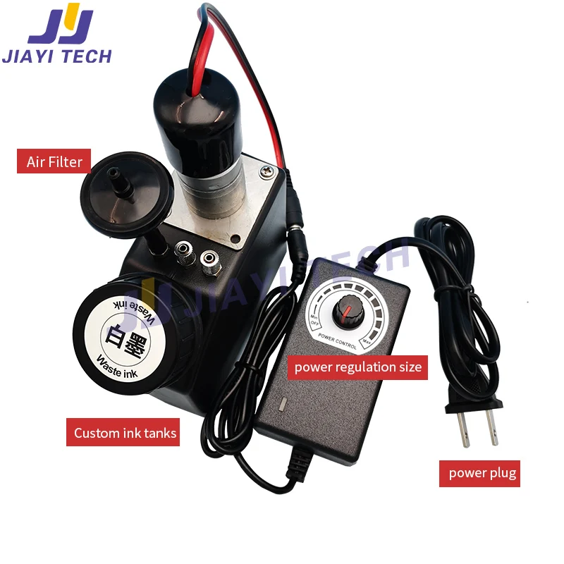 Description Picture 4 of item250ml Ink Tank Continuous Supply Ink System Ink Bucket Alarm Ink Cartridge with Stirring Motor Float Sensor Ink Bottle