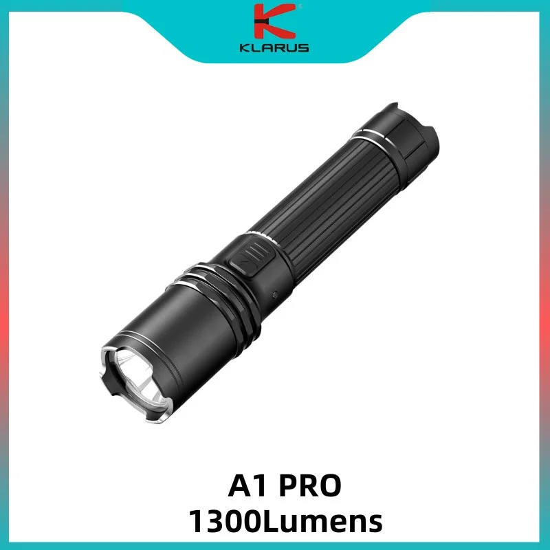 

Аккумуляторный фонарик Klarus A1 Pro, 280 люмен, Тип C, дальность луча 18650 м