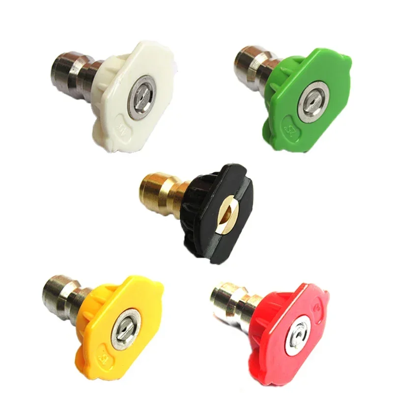 Pressure Washer Gun Car Washing Gun With 5pcs Soap Spray Nozzles 14mm M22 Socket 1/4" Quick Release Snow Foam Gun Car Water Gun 6