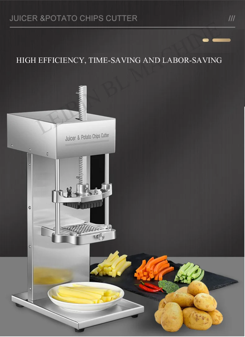 Description Picture 4 of itemVegetable Food Chopper Electric Press Fruit Juicer French Fries Potato Slicer