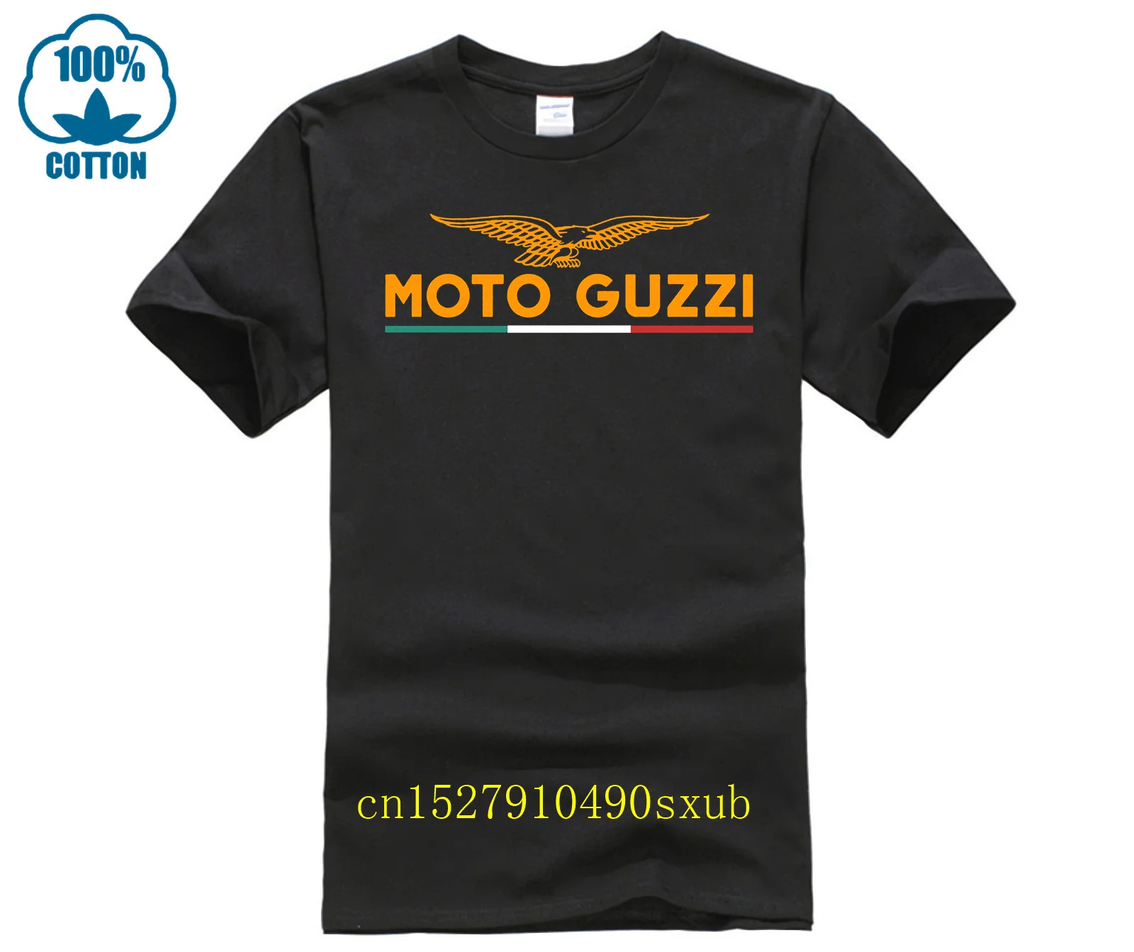 Maglietta Moto Guzzi Eagle Logo Emblema Adesivo Moto Guzzi Tri Color