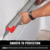 Level5 Drywall Skimming Blade Set | 10, 24 & 32 Inch Skimming Blades, 37-63 Inch Extension Handle | Aluminum Body & Stainless 5
