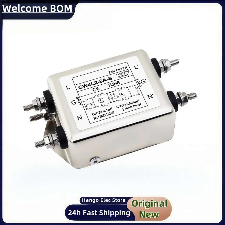 Emi Power Supply Filter EMI Filter Terminal Block/guide Rail Power ...