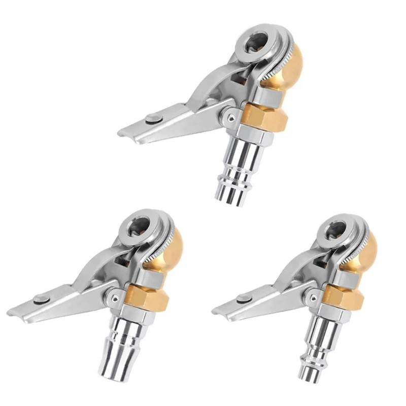 

28GB Ball Foot Tire Air Chuck Inflator Hose Tyre Inflator Gauge Fitting