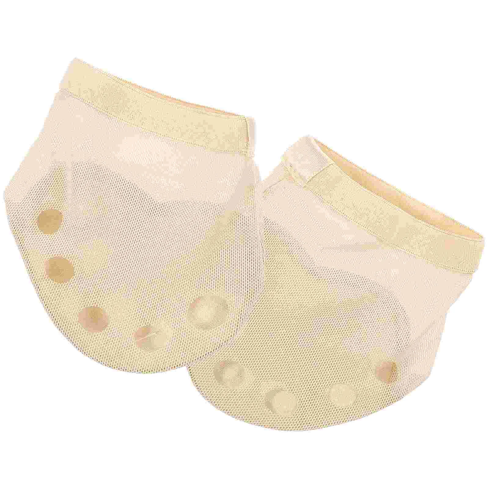 

Toe Topper Liner Socks Forefoot Cushion Pad Show Toeless Socks Non- Invisible Socks Metatarsal Pads for High Heels Sandals