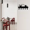 Hangers 1pc Racing Car Ornaments Metal Key Holder Wall Mount Hook Art Modeling Decorative Accessories Wall Mount Hook Hanger 1