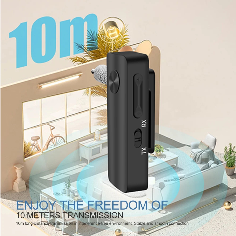 Enhanced Wireless Audio Adapter - HiFi Stereo Plug & Play with 3.5mm Jack for Seamless Audio Connectivity