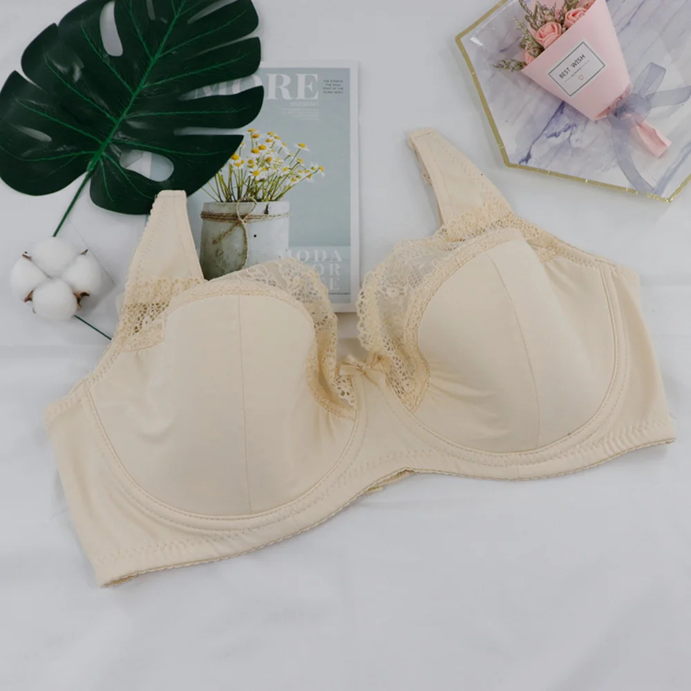 Lace Bras For Women Large Sexy Bra Underwire Plus Size Underwear Light  Paddded Lingerie Tops BH D DD E F G Cup - AliExpress