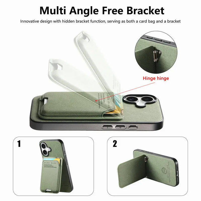 Luxury Leather Card Holder Phone Case