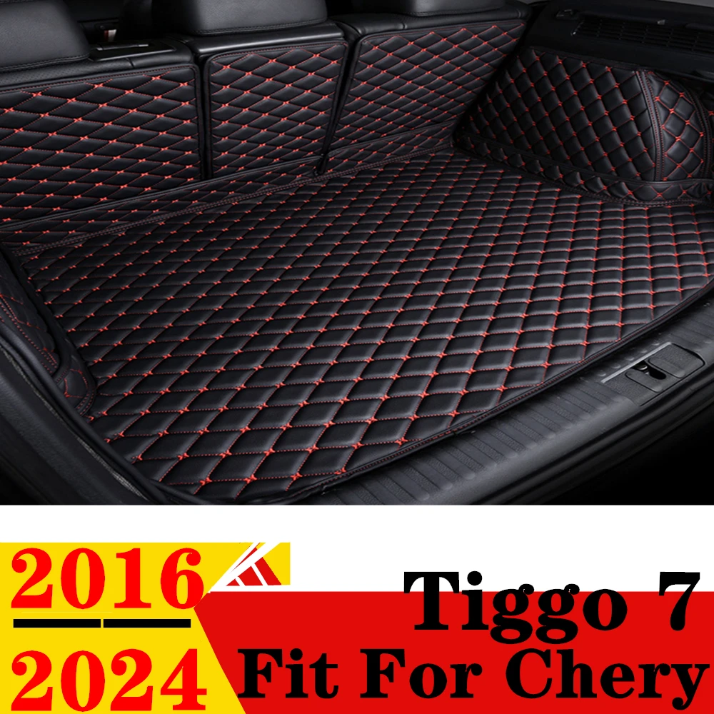 

Car Trunk Mat For Chery Tiggo 7 2024 2023 2022 2021 2020 2019 2018 2017 2016 Rear Cargo Cover Carpet Liner Tail Boot Luggage Pad