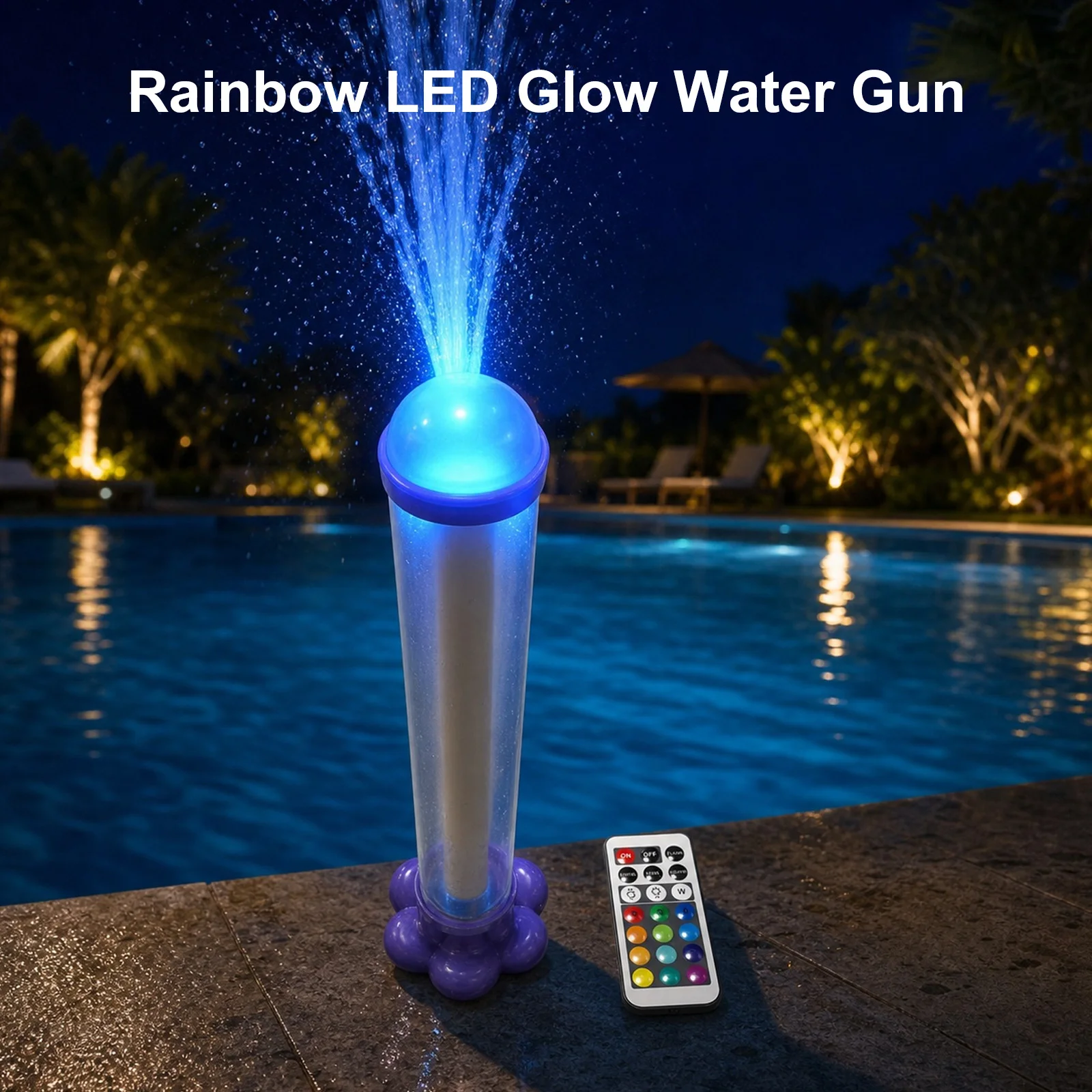 LED 창의력 물총, 마법처럼 터지는 대용량 소형 물총, 수영장 파티 야외 여름 물놀이용