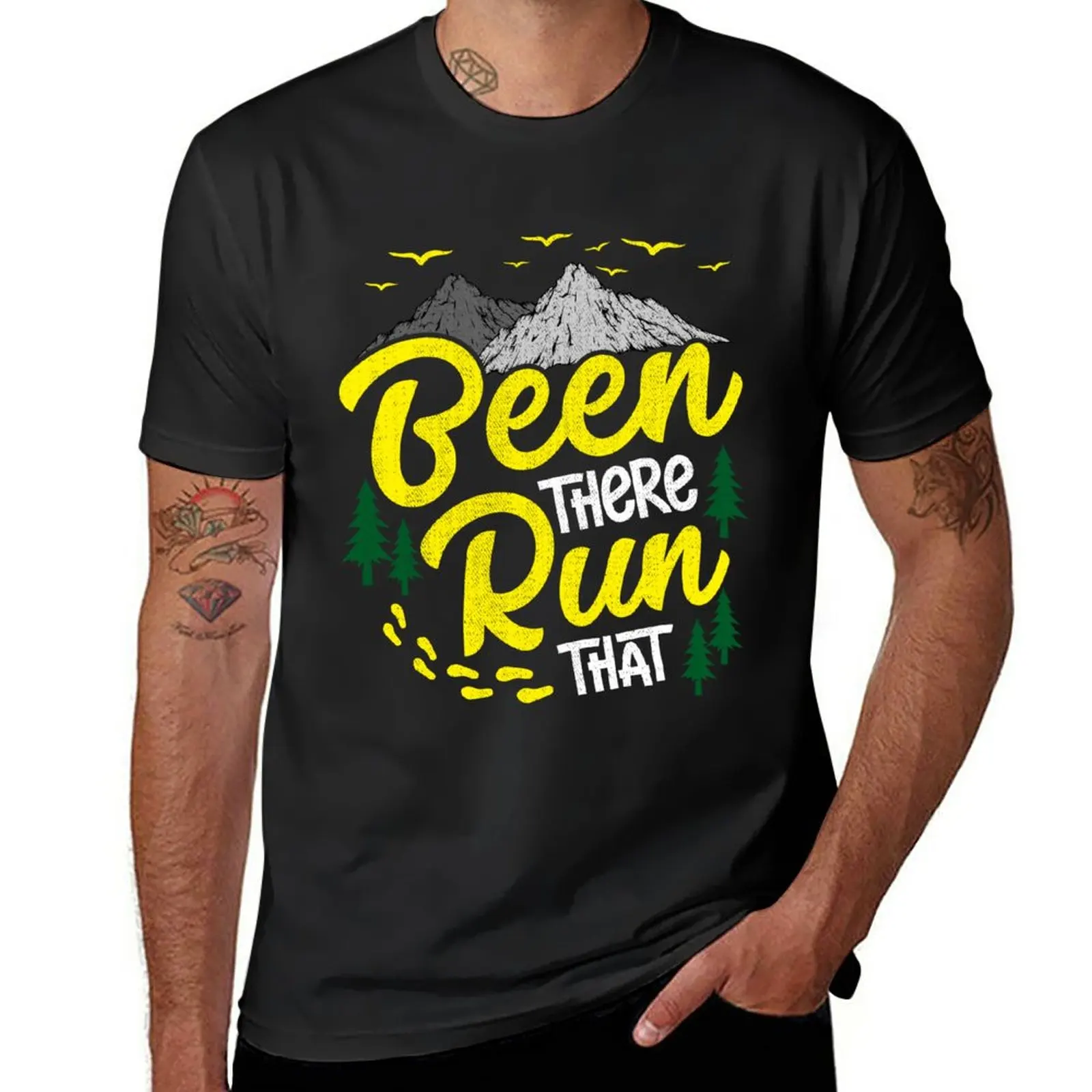 

New Been There Run That Running T-Shirt oversized t shirts summer tops Short t-shirt designer t shirt men