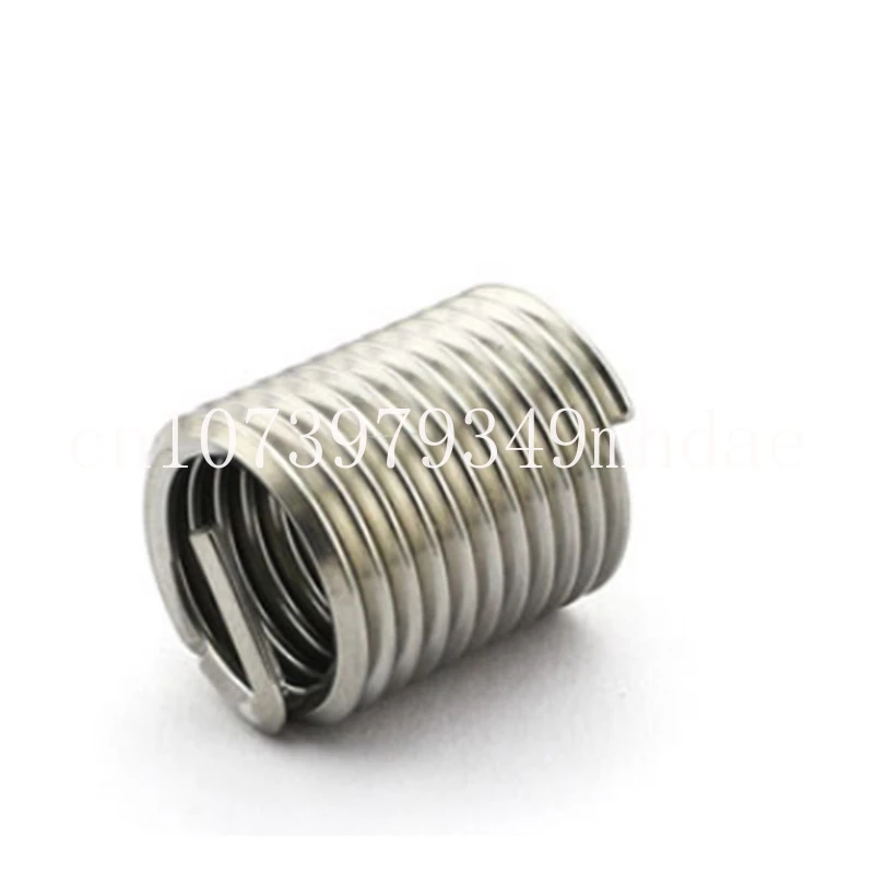 2-50 Pz M2 M2.5 M3 M4 M5 M6 M8 M10 M12-M24 304 Acciaio Inox Helicoil Filettatura Riparazione Inserto Filo A Spirale Manicotto A Vite Elicoidale