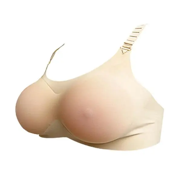 

Best selling round shaped silicone breast forms with bra for women