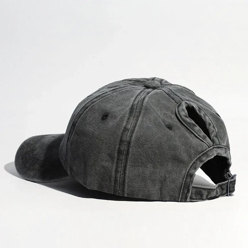 High Ponytail Baseball Cap for Women Spring Summer Sun Hat Running Sport Hat Messy High Bun Women's Caps Female 6