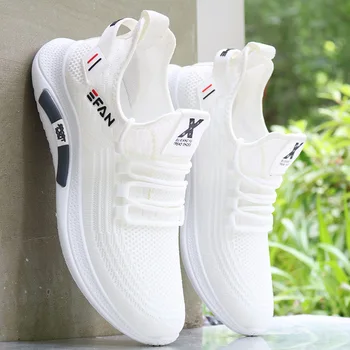 2025 Men Casual Shoes for Outdoor Comfortable Air Mesh Shoes Summer Breathable Men Loafers Wide Slip On Walking Shoes Men 1