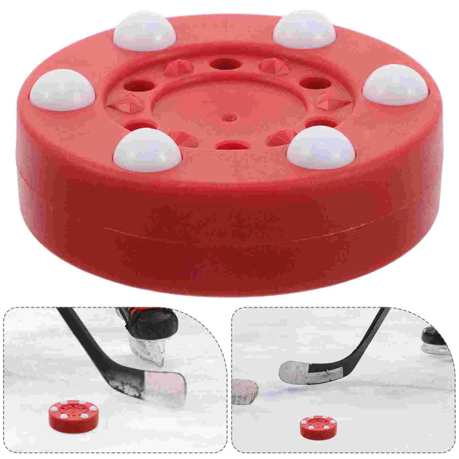 Roller Hockey Puck For Professional And Amateur Players Plastic Round Puck For Street And Field Hockey Training Reliable