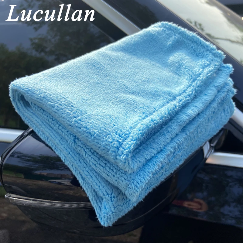 Lucullan 300GSM 40x60CM Microfiber Towels For Cars Drying Household Super  Absorbent Auto Detailing Plush - AliExpress