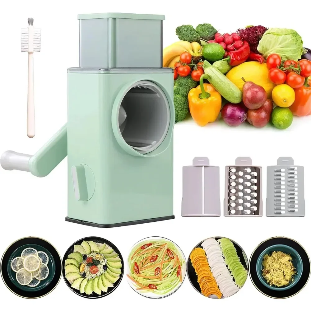 Rotary Cheese Grater 3 In 1 Nut Grinder With Non-slip Suction Cup Base Rotary  Grater Slicer For Fruit Vegetables Nuts Cheese Eas - AliExpress