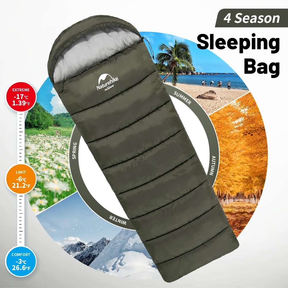Naturehike Sleeping Bag 寝袋 冬 キャンプ 寝袋 ネイチャーハイ