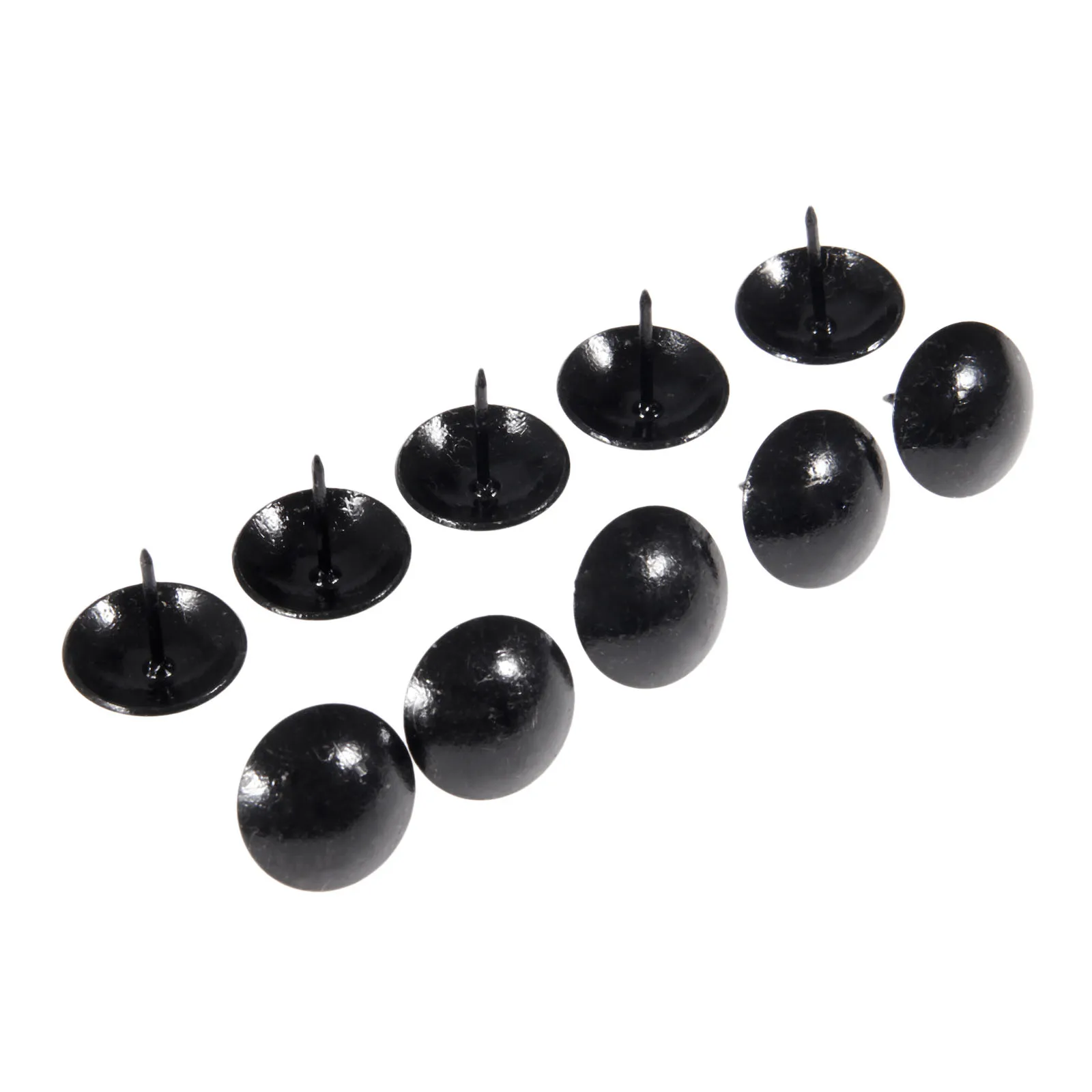 Upholstery Nail 10Pcs 25mm Antique Black Upholstery Nail Jewelry Wood Box Sofa Decorative Tack Stud Pushpin Doornail Furniture Hardware
