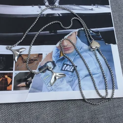 Original design bolo ties heart-shaped bolo tie for men and women personality neck tie fashion necklace