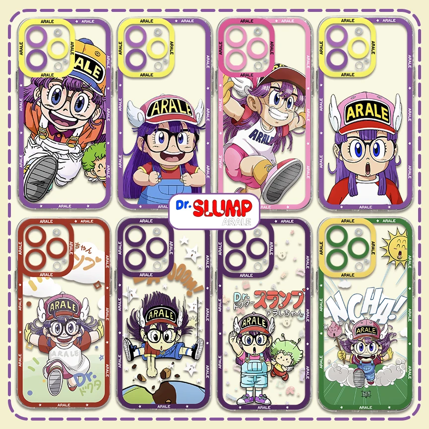 Whimsical Arale Clear Soft TPU Phone Case