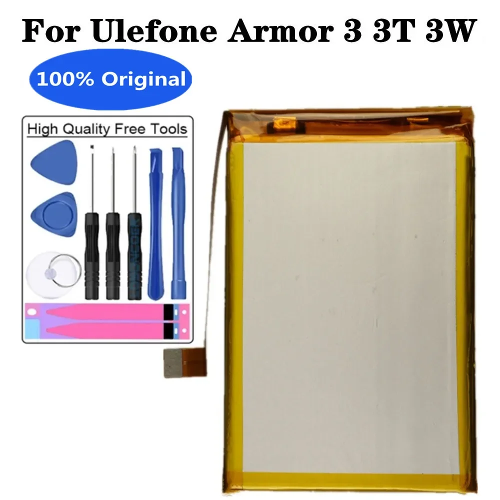 

New 100% Original Battery For Ulefone Armor 3 3T 3W Armor3 Armor3W Armor3T 10300mAh High Quality Phone Battery Bateria + Tools