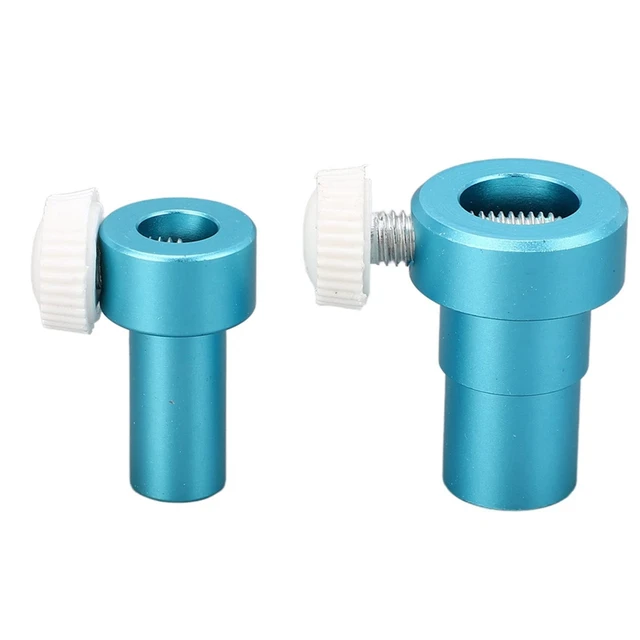 2 PCS Universal Pen Adapter Blue Aluminum Alloy Suitable For