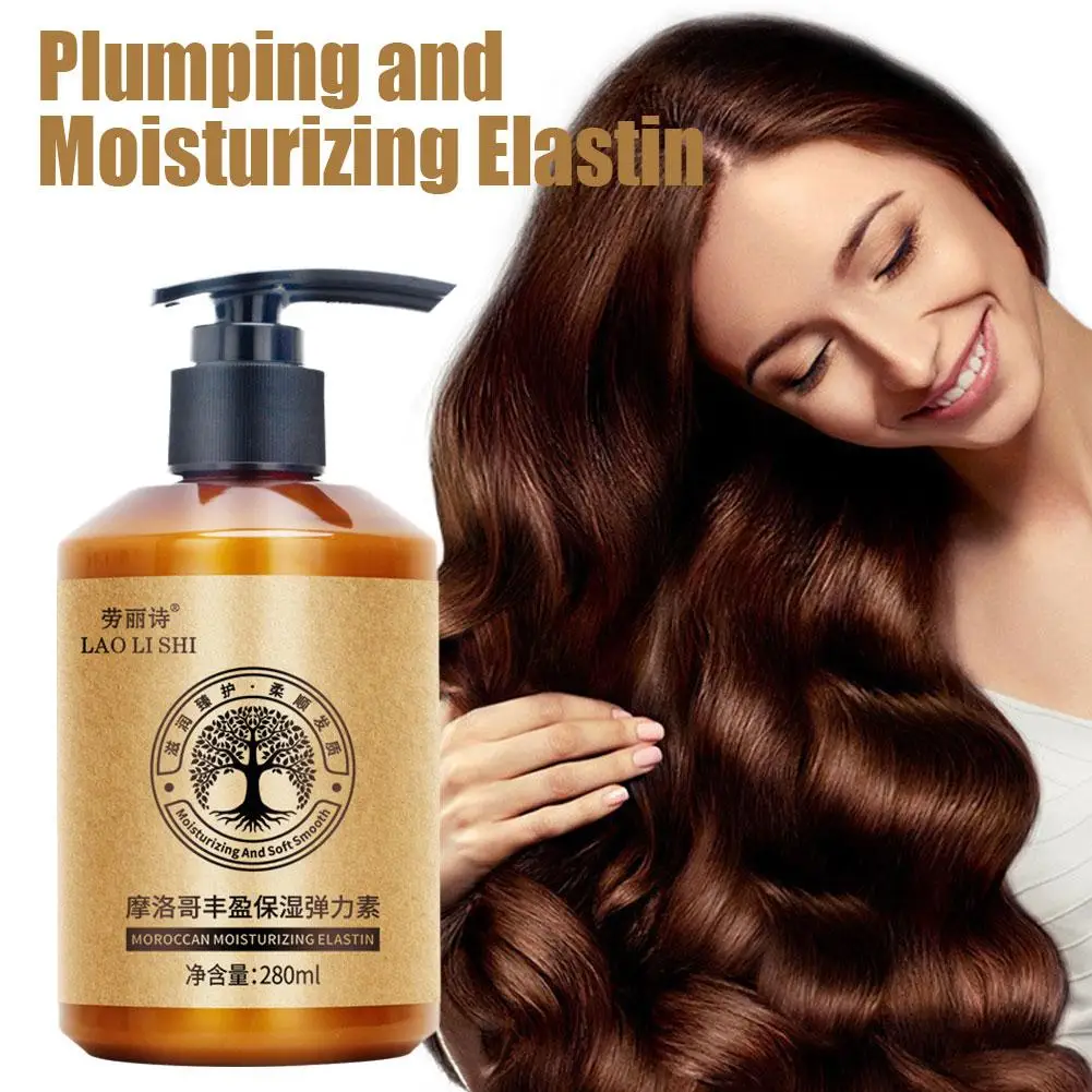 280ml Hair Volumizing Cream Hair Conditioner Volume Defining Elastin Curly Lift Styling Nourishing Cream Curl Car Z8q8