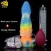 Remote Control Vibrating Egg Dildo For Women Octopus Tentacles Animal Penis Glow In Dark Anal Plug Syringe Ejaculation Sex Toys 1