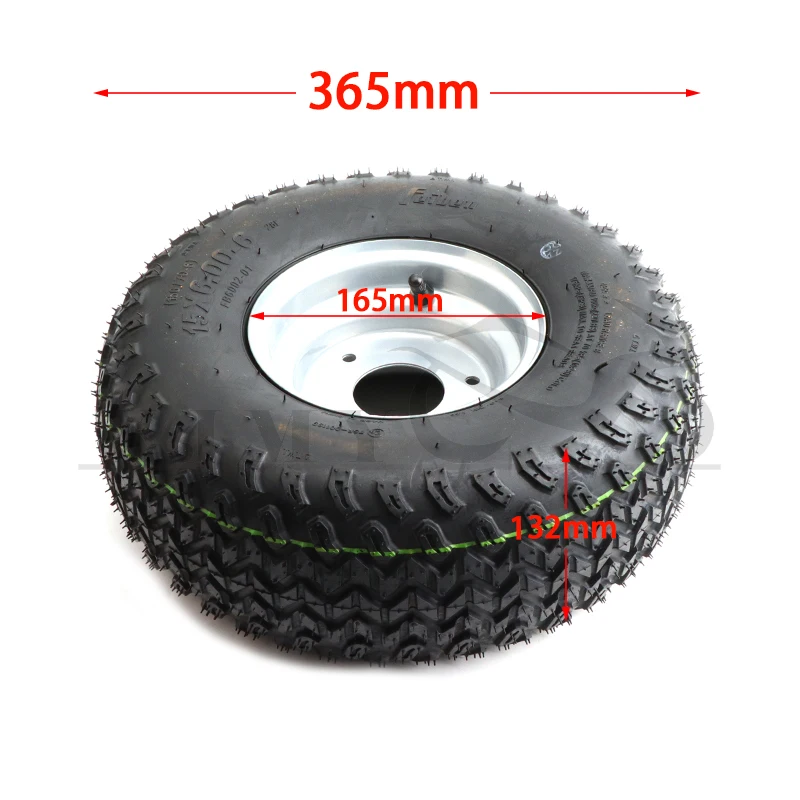 High quality 6 inch 15x6.00-6 tire hub is applicable to ATV accessories of go kart mower