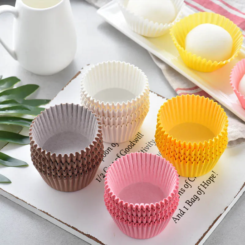 1000Pcs Muffin Cup Cake Paper Box Cupcake Liner DIY Wedding Christmas
