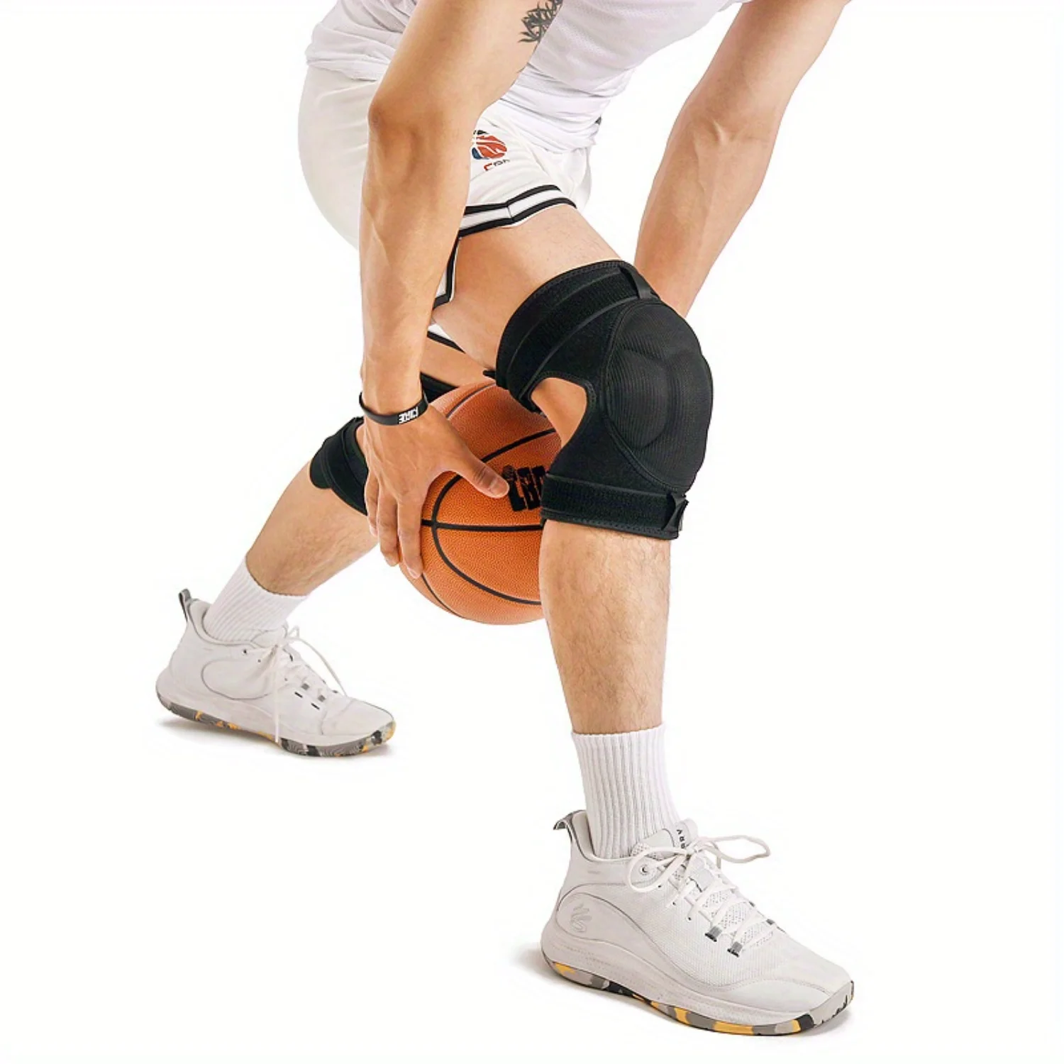 -Resistant Crawling Knee Pads With Shock Absorption & Sponge Cushioning