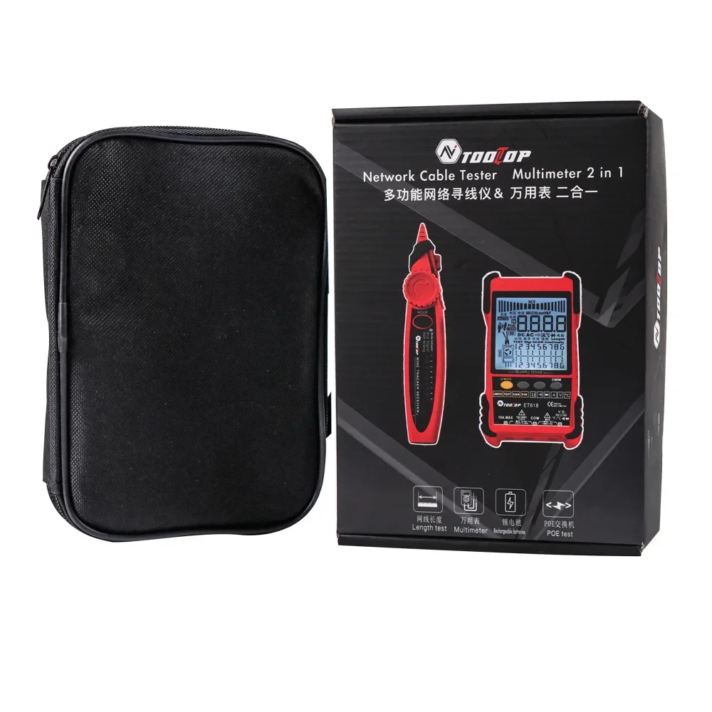 ET616 ET618Network line finder multimeter two-in-one 500m network cable length measurement