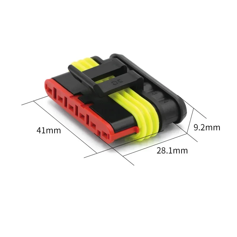 20/50/100 Sets AMP/TE 1.5 Series 1P/2P/3P/4P/5P/6P Car Connector DJ7041-1.5-11/21 282080-1 Docking Terminal Waterproof Connector view 2