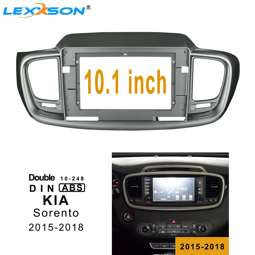 

10.1 Inch Car Fascia For KIA Sorento 2015-2018 In-dash Car Radio DVD Frame Installation Refitting Facia Adaptor Panel Trim Kit