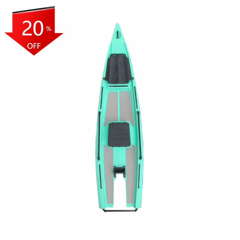 

Zero Pedal Solo Skiff Boats Fishing Canoe/kayak With Electric Motor